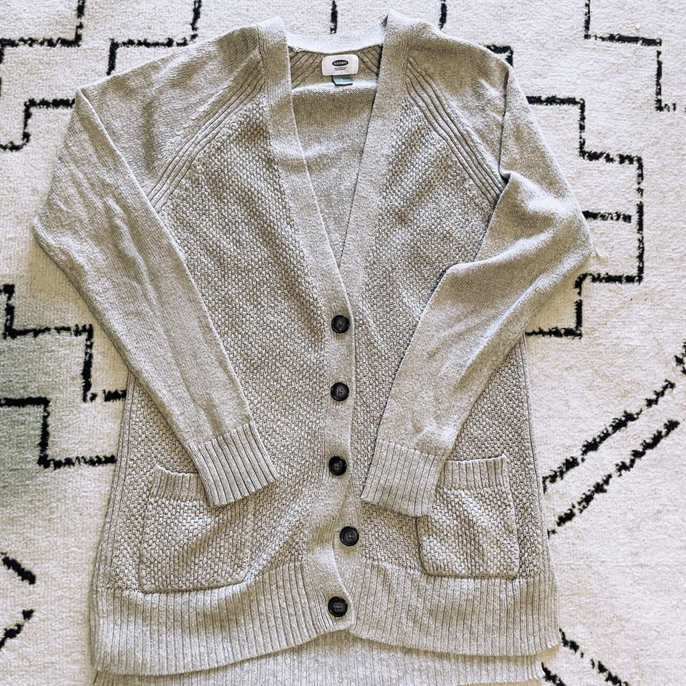Neutral button up cardigan